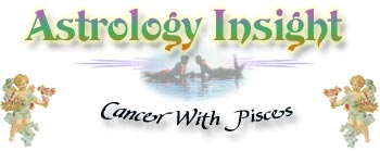 Cancer With Pisces Zodiac sign (astrological sign) compatibility section.  Find out what sign you match with best, and what to look for (or look out for) in a mate.