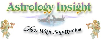 Libra With Sagittarius Zodiac sign (astrological sign) compatibility section.  Find out what sign you match with best, and what to look for (or look out for) in a mate.